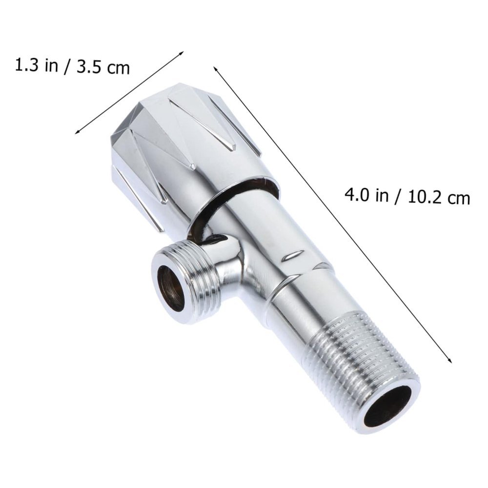 Torneira Válvula de Ângulo Conversão Água Quente ou Fria - 5
