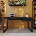 Ver imagem 1 de Escrivaninha Mesa Escritório Yon Diretor com 1 Gaveta 150x70x75