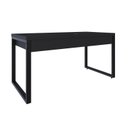 Ver imagem 6 de Escrivaninha Mesa Escritório Yon Diretor com 150x70x75 1 Gaveta 150cm Industrial Preto