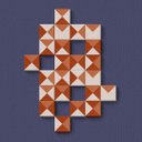 Ver imagem 1 de Geométrico Pele de Girafa - Quadros ou Placas Modulares com 24 Peças