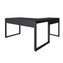 Ver imagem 6 de Escrivaninha Mesa Escritório em L Yon Diretor 150x70x75 150cm Industrial Preto