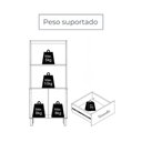 Ver imagem 5 de Kit Armário de Cozinha Compacta Serena 2 Gavetas 4 Portas com Pés Cinamomo Off White Madetec