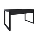 Ver imagem 4 de Escrivaninha Mesa Escritório Yon Operacional 135x70x75 135cm Industrial Preto