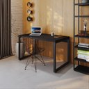 Ver imagem 7 de Escrivaninha Mesa Escritório Yon Operacional 135x70x75 135cm Industrial Preto