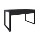 Ver imagem 6 de Escrivaninha Mesa Escritório Yon Operacional 135x70x75 135cm Industrial Preto