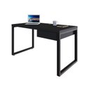 Ver imagem 4 de Escrivaninha Mesa Escritório Yon Operacional com 135x70x75 1 Gaveta 135cm Industrial Preto