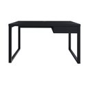 Ver imagem 2 de Escrivaninha Mesa Escritório Yon Operacional com 135x70x75 1 Gaveta 135cm Industrial Preto