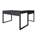 Ver imagem 6 de Escrivaninha Mesa Escritório em L Yon Operacional 135x70x75 135cm Industrial Preto