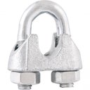 Ver imagem 1 de Clips para Cabo de Aço 1/4" Leve Galvanizado - Vonder