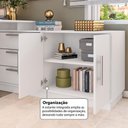 Ver imagem 6 de Penteadeira em L com 2 Portas e 3 Gavetas Flex Multimóveis Crrui-CMO001 Branco