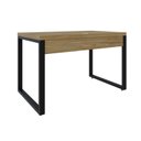 Ver imagem 6 de Escrivaninha Mesa Escritório Yon Operacional 120x70x75 120cm Industrial Vermont Marrom