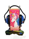 Ver imagem 4 de Kit Suporte Autistas Abafador de Sons 11 Db Unicórnios com Abafador Azul Coleção Tea e Amor Nsupdino