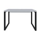 Ver imagem 2 de Escrivaninha Mesa Escritório Yon Operacional 120x70x75 120cm Industrial Branco e Preto