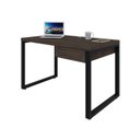 Ver imagem 4 de Escrivaninha Mesa Escritório Yon Operacional com 120x70x75 1 Gaveta 120cm Industrial Terracota e Preto Marrom
