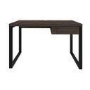 Ver imagem 2 de Escrivaninha Mesa Escritório Yon Operacional com 120x70x75 1 Gaveta 120cm Industrial Terracota e Preto Marrom