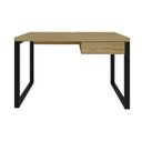 Ver imagem 2 de Escrivaninha Mesa Escritório Yon Operacional com 120x70x75 1 Gaveta 120cm Industrial Vermont Marrom