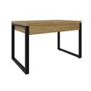 Ver imagem 6 de Escrivaninha Mesa Escritório Yon Operacional com 120x70x75 1 Gaveta 120cm Industrial Vermont Marrom