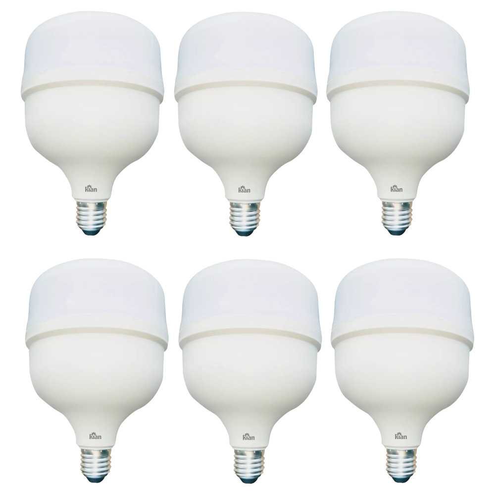 Kit 6 Lâmpada Led Globe/ Bulbo 40W Alta Potência Luz Branca 6.500K Base E27 Bivolt Kian - 2