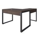 Ver imagem 6 de Escrivaninha Mesa Escritório em L Yon Operacional 120x70x75 120cm Industrial Terracota e Preto Marrom
