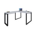 Ver imagem 4 de Escrivaninha Mesa Escritório em L Yon Operacional 120x70x75 120cm Industrial Branco e Preto