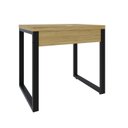 Ver imagem 6 de Escrivaninha Mesa Escritório Yon Operacional 80x60x75 80cm Industrial Vermont Marrom