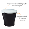Porta Ração com Tampa Redondo Canister até 3,5 Kg Furacão Pet Canister Redondo com Tampa até 3,5kg P - 2