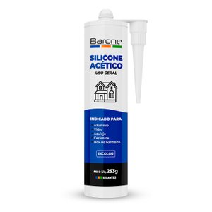 Barone Silicone Acetico Incolor 253g