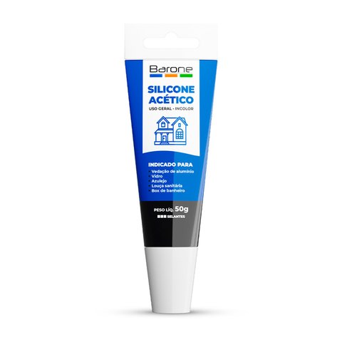 Barone Silicone Acetico Incolor 50g