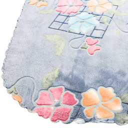 Colcha Premium Coberta Casal Aveludada Flores Piacer ou L'amore:rosa - 7
