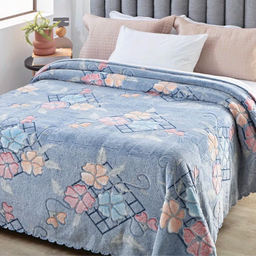Colcha Premium Coberta Casal Aveludada Flores Piacer ou L'amore:rosa - 10