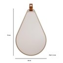 Ver imagem 3 de Espelho para Banheiro 70cm em MDF Gota MGM Móveis Marrom