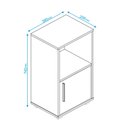 Ver imagem 5 de Armário Multiuso com 1 Porta e 1 Nicho Brv - Branco