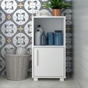 Ver imagem 1 de Armário Multiuso com 1 Porta e 1 Nicho Brv - Branco