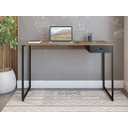 Ver imagem 2 de Escrivaninha 120cm Castanho com Gaveta - Tokyo