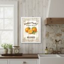 Ver imagem 2 de Quadro Vintage Cozinha Laranjas 45x34cm Mold Branca