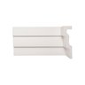 Rodateto de Poliestireno 12cm X 30mm Liso 2,0 metro linear - 2