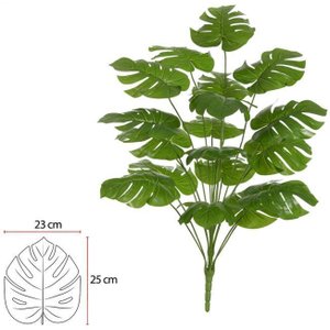 Planta Artificial Arvore Costela de Adao Real Toque X18 Verde 1m