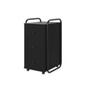 Ver imagem 7 de Gaveteiro Industrial Criare com 3 Gavetas Design Moderno Preto