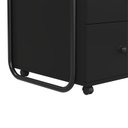 Ver imagem 5 de Gaveteiro Industrial Criare com 3 Gavetas Design Moderno Preto