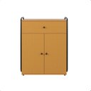 Ver imagem 3 de Armário Multiuso Baixo Industrial com 2 Portas 1 Gaveta Criare