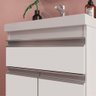 Gabinete de Banheiro 50cm com Lavatório e Armário Ref 501 - 6