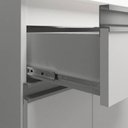 Ver mais imagens de Gabinete de Banheiro 50cm com Lavatório e Armário Ref 501 Branco
