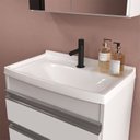 Ver imagem 7 de Gabinete de Banheiro 50cm com Lavatório e Armário Ref 501 Branco