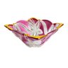 Jogo com 6 Bowl para Sobremesa Rosa com Bordas Dourada - 28x38x21cm Prime Home Decor 36963 - 2