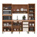 Ver imagem 6 de Cozinha Compacta 4 Peças com Torre Quente Paneleiro e Aéreo Ripado Cecília