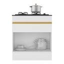 Ver imagem 4 de Balcão Cozinha para Cooktop 70cm 1 Porta Multimóveis Branco