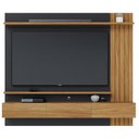 Ver imagem 2 de Painel para Tv Home Suspenso Ambiente Juriti 1.8 Noce Milano Preto Acetinado – Colibri