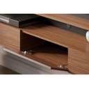 Ver imagem 5 de Painel para Tv Home Suspenso Ambiente Juriti 1.8 Noce Milano Preto Acetinado – Colibri