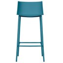 Ver imagem 4 de Kit 4 Banquetas Ipanema Média Fratini 86,50 Cm (altura) em Polipropileno Base Aço Azul Sonho