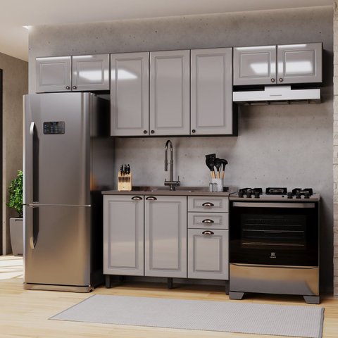 Cozinha Americana Modulada Compacta 5 Peças Paris